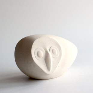 Owl Chick sculpture