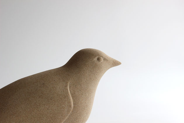 detail of bird sculpture