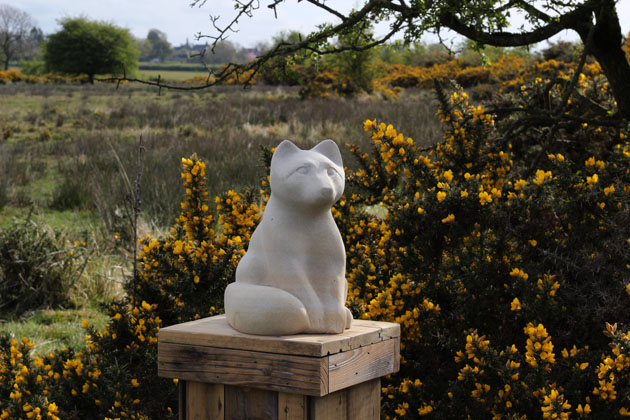 Fox Cub sculpture