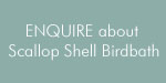 Scallop Shell Birdbath