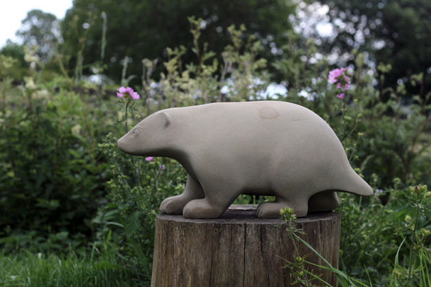 Badger Sculpture