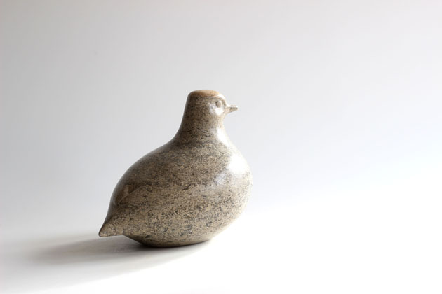 Golden Plover stone sculpture