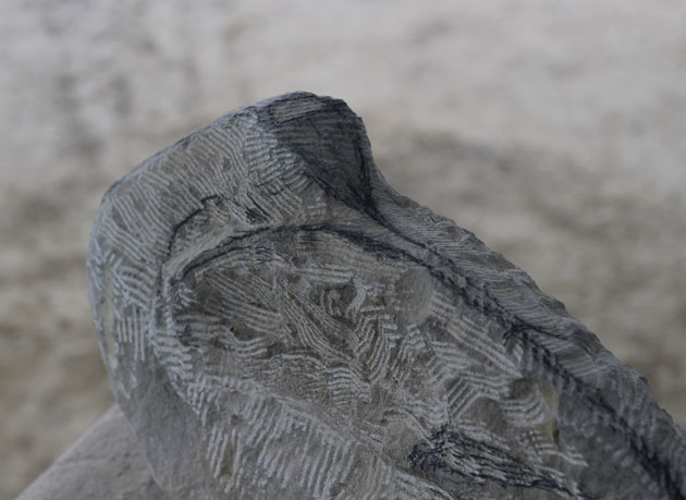 Bird sculpture in progress